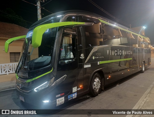 Viação Garcia 92101 na cidade de São José do Rio Preto, São Paulo, Brasil, por Vicente de Paulo Alves. Número da foto: #13117390.