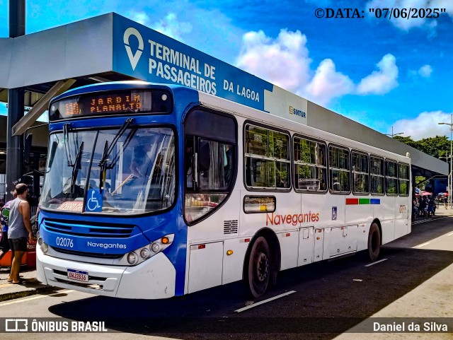 Consórcio Navegantes - 02 > Viação São Jorge > Transurb Transporte Urbano 02076 na cidade de João Pessoa, Paraíba, Brasil, por Daniel da Silva. Número da foto: #13117887.