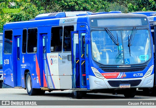 Radial Transporte Coletivo 41.738 na cidade de Suzano, São Paulo, Brasil, por Cauan Ferreira. Número da foto: #13118979.