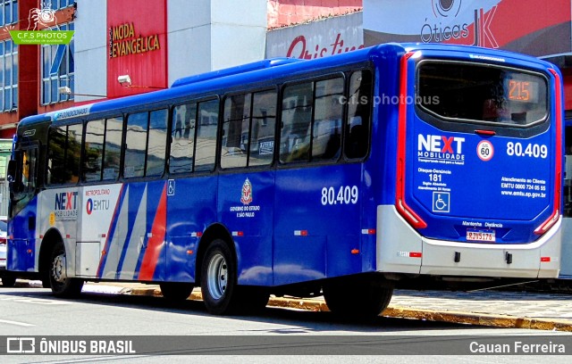 Next Mobilidade - ABC Sistema de Transporte 80.409 na cidade de Suzano, São Paulo, Brasil, por Cauan Ferreira. Número da foto: #13116870.