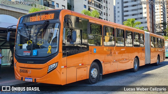 Transporte Coletivo Glória BI606 na cidade de Curitiba, Paraná, Brasil, por Lucas Weber Calizario. Número da foto: #13116194.