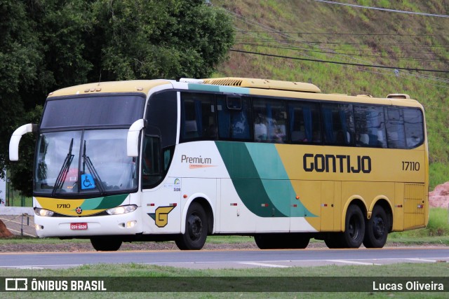 Empresa Gontijo de Transportes 17110 na cidade de Muriaé, Minas Gerais, Brasil, por Lucas Oliveira. Número da foto: #13117938.