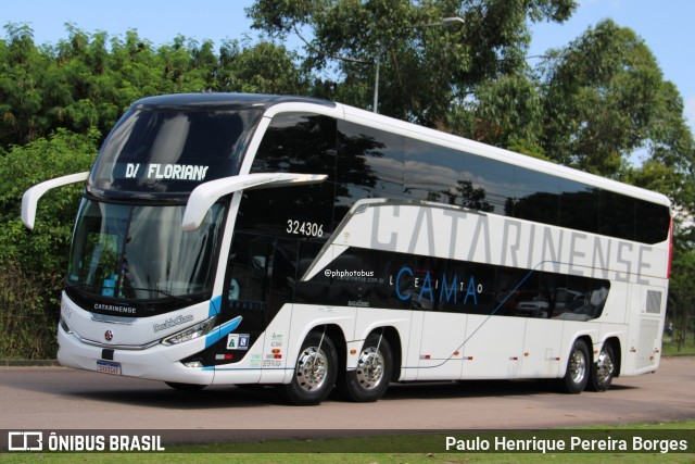 Auto Viação Catarinense 324306 na cidade de Curitiba, Paraná, Brasil, por Paulo Henrique Pereira Borges. Número da foto: #13118510.