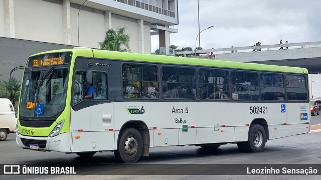 BsBus Mobilidade 502421 na cidade de Brasília, Distrito Federal, Brasil, por Leozinho Sensação. Número da foto: #13116837.