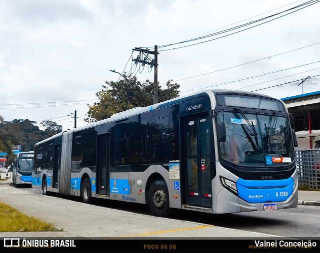 Viação Grajaú S.A. 6 1589 na cidade de São Paulo, São Paulo, Brasil, por Valnei Conceição. Número da foto: #13116827.