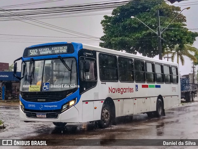 Consórcio Navegantes - 09  > Empresa de Transportes Nossa Senhora Aparecida > Empresa de Transportes Marcos da Silva 09195 na cidade de João Pessoa, Paraíba, Brasil, por Daniel da Silva. Número da foto: #13117883.