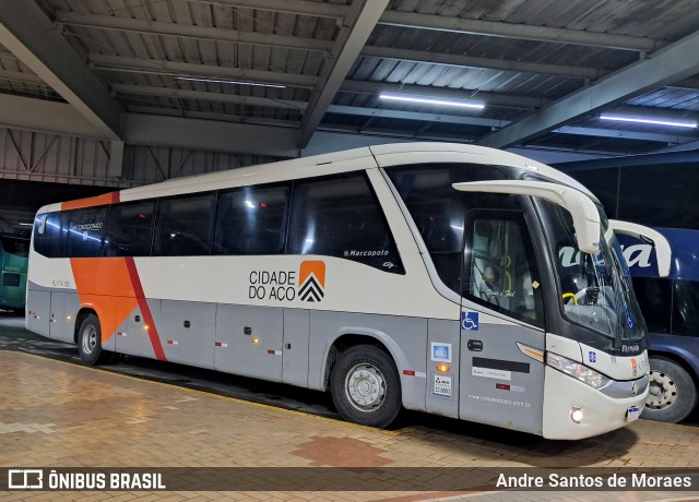 Viação Cidade do Aço RJ 174.185 na cidade de Resende, Rio de Janeiro, Brasil, por Andre Santos de Moraes. Número da foto: #13118281.