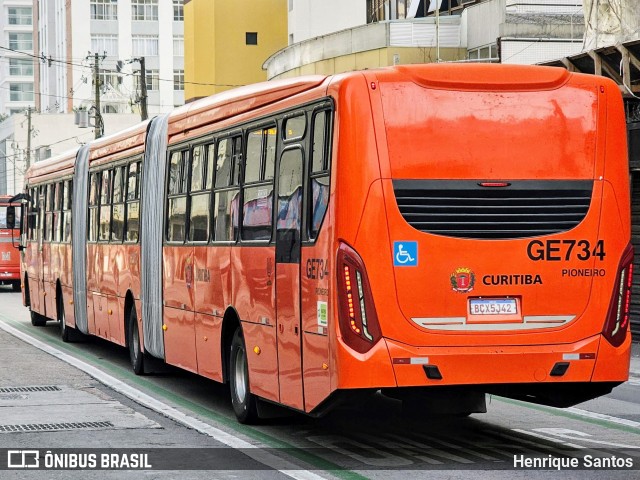 Viação Cidade Sorriso >> Viação Sorriso de Curitiba GE734 na cidade de Curitiba, Paraná, Brasil, por Henrique Santos. Número da foto: #13117624.