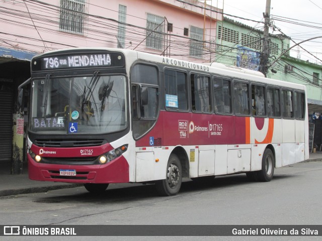 Auto Viação Palmares D17165 na cidade de Rio de Janeiro, Rio de Janeiro, Brasil, por Gabriel Oliveira da Silva. Número da foto: #13118399.