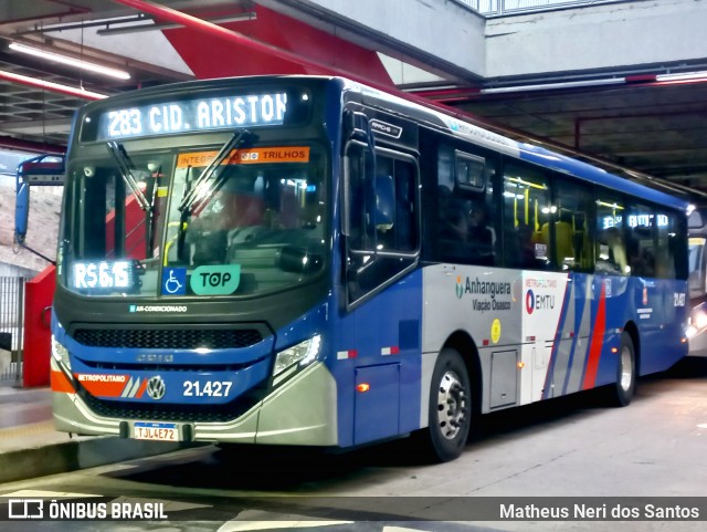 Viação Osasco 21.427 na cidade de Osasco, São Paulo, Brasil, por Matheus Neri dos Santos. Número da foto: #13118495.