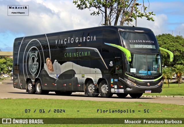 Viação Garcia 86068 na cidade de Florianópolis, Santa Catarina, Brasil, por Moaccir  Francisco Barboza. Número da foto: #13117664.