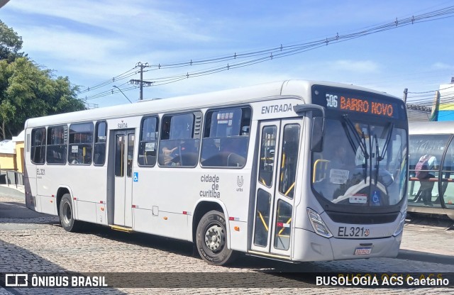Auto Viação São José dos Pinhais EL321 na cidade de Curitiba, Paraná, Brasil, por BUSOLOGIA ACS Caetano. Número da foto: #13118041.