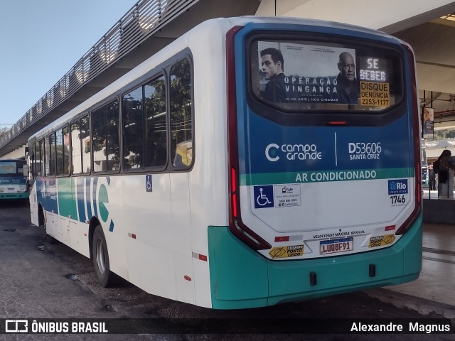 Transportes Campo Grande D53606 na cidade de Rio de Janeiro, Rio de Janeiro, Brasil, por Alexandre  Magnus. Número da foto: #13117052.