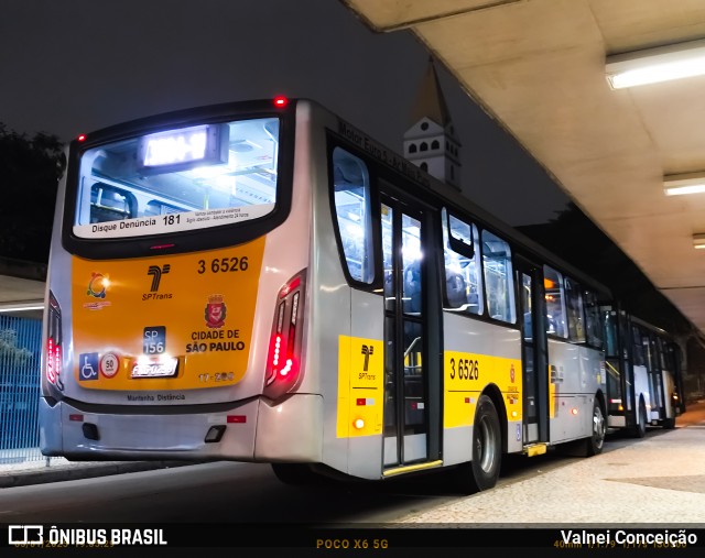 Transunião Transportes 3 6526 na cidade de São Paulo, São Paulo, Brasil, por Valnei Conceição. Número da foto: #13117481.