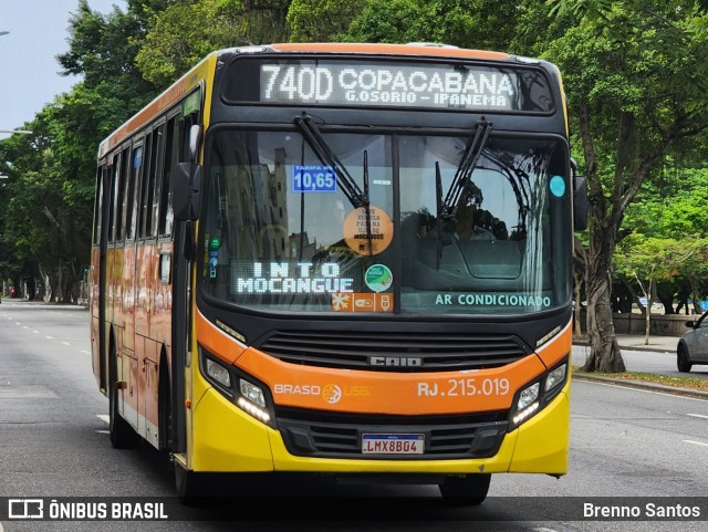 Empresa de Transportes Braso Lisboa RJ 215.019 na cidade de Rio de Janeiro, Rio de Janeiro, Brasil, por Brenno Santos. Número da foto: #13117268.