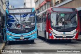 Buses Guadalupe 19 na cidade de Carmen, San José, San José, Costa Rica, por Andrés Martínez Rodríguez. Número da foto: #:id.