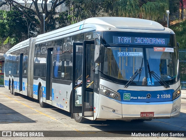 Sambaíba Transportes Urbanos 2 1598 na cidade de São Paulo, São Paulo, Brasil, por Matheus Neri dos Santos. Número da foto: #13183362.