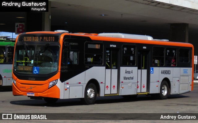 Auto Viação Marechal Brasília 449083 na cidade de Brasília, Distrito Federal, Brasil, por Andrey Gustavo. Número da foto: #13181109.