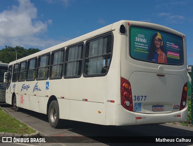 Expresso Vitória Bahia 3677 na cidade de Salvador, Bahia, Brasil, por Matheus Calhau. Número da foto: #13182843.