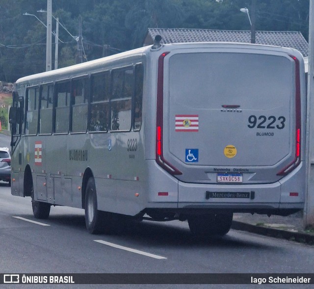 BluMob - Concessionária de Transporte Urbano de Blumenau 9223 na cidade de Blumenau, Santa Catarina, Brasil, por Iago Scheineider. Número da foto: #13182505.