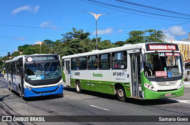 Viação Forte AF-54811 na cidade de Belém, Pará, Brasil, por Samara Goes. Número da foto: #13181175.