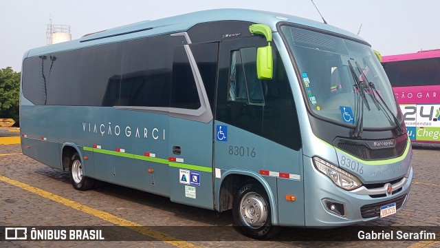 Viação Garcia 83016 na cidade de Londrina, Paraná, Brasil, por Gabriel Serafim. Número da foto: #13181192.