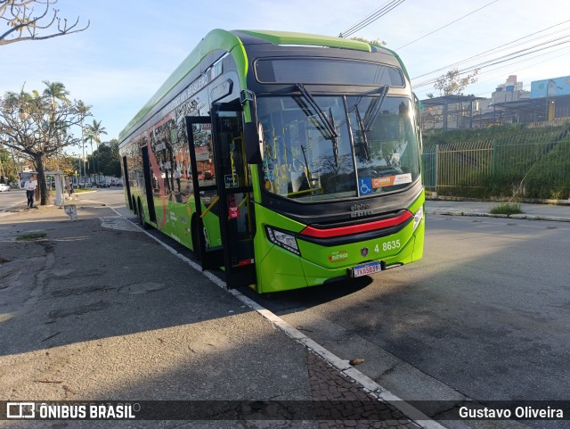 Express Transportes Urbanos Ltda 48635 na cidade de São Paulo, São Paulo, Brasil, por Gustavo Oliveira. Número da foto: #13182483.