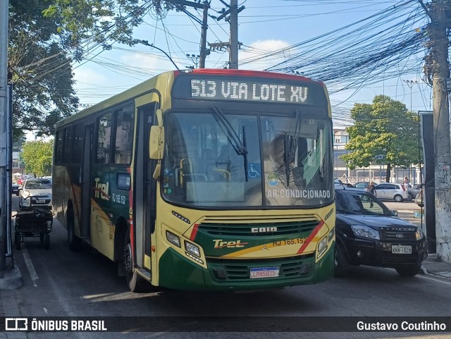 TREL - Transturismo Rei RJ 165.152 na cidade de Duque de Caxias, Rio de Janeiro, Brasil, por Gustavo Coutinho. Número da foto: #13181061.