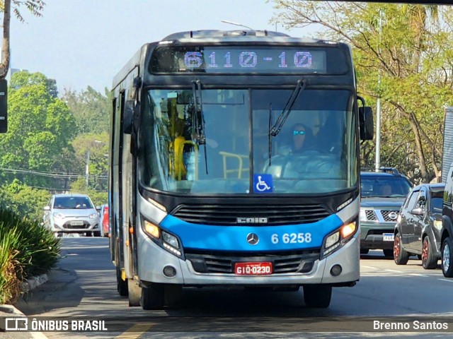 Transwolff Transportes e Turismo 6 6258 na cidade de São Paulo, São Paulo, Brasil, por Brenno Santos. Número da foto: #13180840.