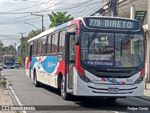 Viação Pavunense B32501 na cidade de Rio de Janeiro, Rio de Janeiro, Brasil, por Felipe Costa. Número da foto: #13182972.