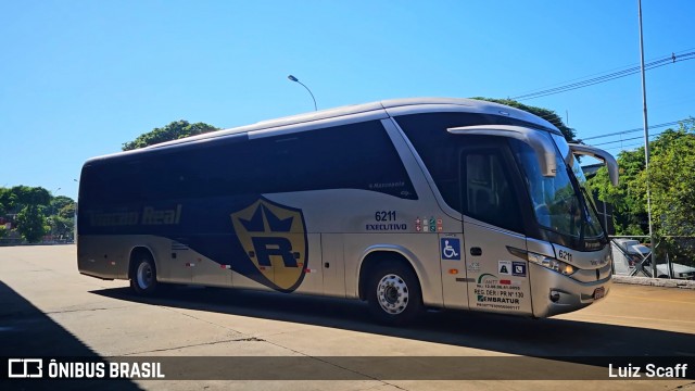Viação Real 6211 na cidade de Maringá, Paraná, Brasil, por Luiz Scaff. Número da foto: #13183653.