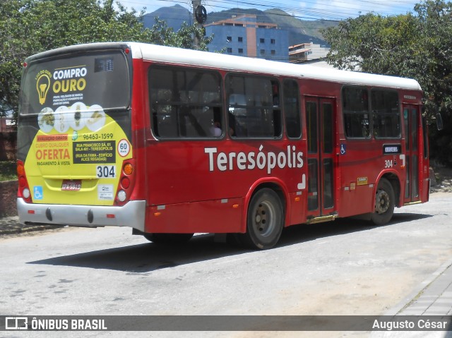 Viação Dedo de Deus 304 na cidade de Teresópolis, Rio de Janeiro, Brasil, por Augusto César. Número da foto: #13183823.