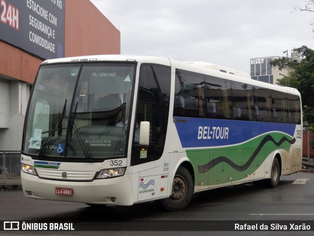 Bel-Tour Transportes e Turismo 352 na cidade de Rio de Janeiro, Rio de Janeiro, Brasil, por Rafael da Silva Xarão. Número da foto: #13181658.