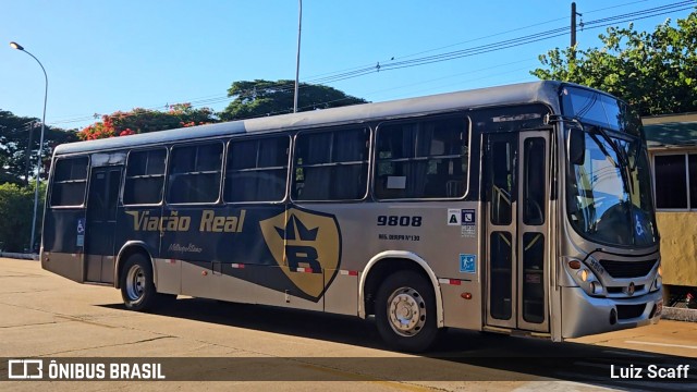 Viação Real 9808 na cidade de Maringá, Paraná, Brasil, por Luiz Scaff. Número da foto: #13183692.