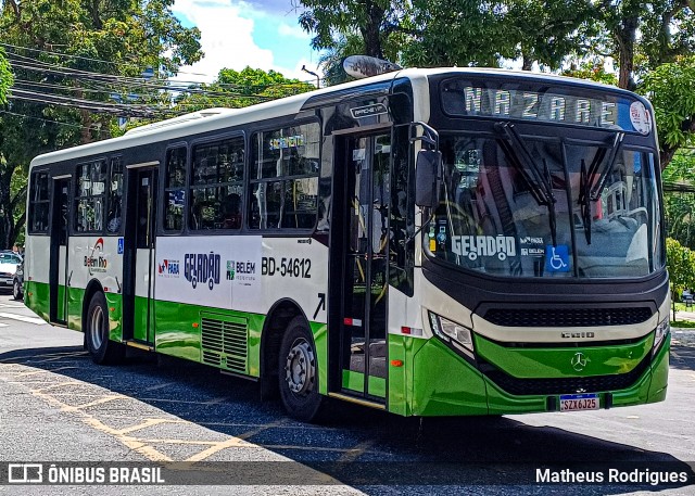 Belém Rio Transportes BD-54612 na cidade de Belém, Pará, Brasil, por Matheus Rodrigues. Número da foto: #13182181.
