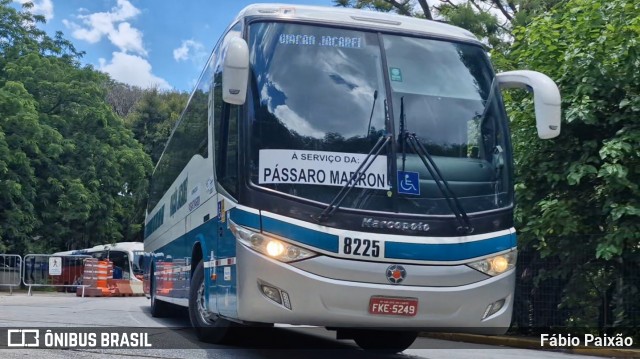 Viação Jacareí 8225 na cidade de São Paulo, São Paulo, Brasil, por Fábio Paixão. Número da foto: #13182873.