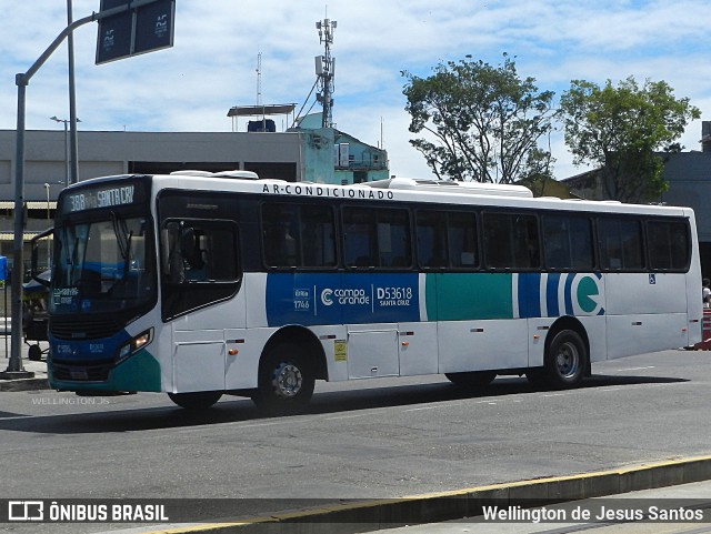 Transportes Campo Grande D53618 na cidade de Rio de Janeiro, Rio de Janeiro, Brasil, por Wellington de Jesus Santos. Número da foto: #13182216.