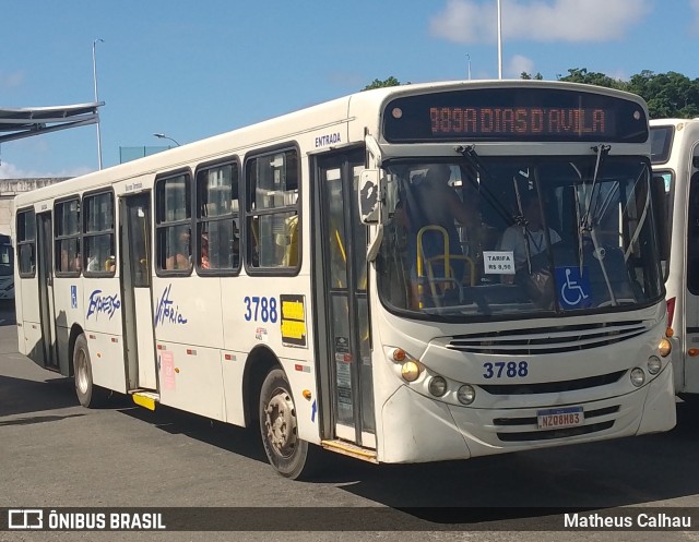 Expresso Vitória Bahia 3788 na cidade de Salvador, Bahia, Brasil, por Matheus Calhau. Número da foto: #13182058.