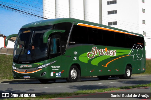 Viação Graciosa 104 na cidade de Curitiba, Paraná, Brasil, por Daniel Budal de Araújo. Número da foto: #13181164.