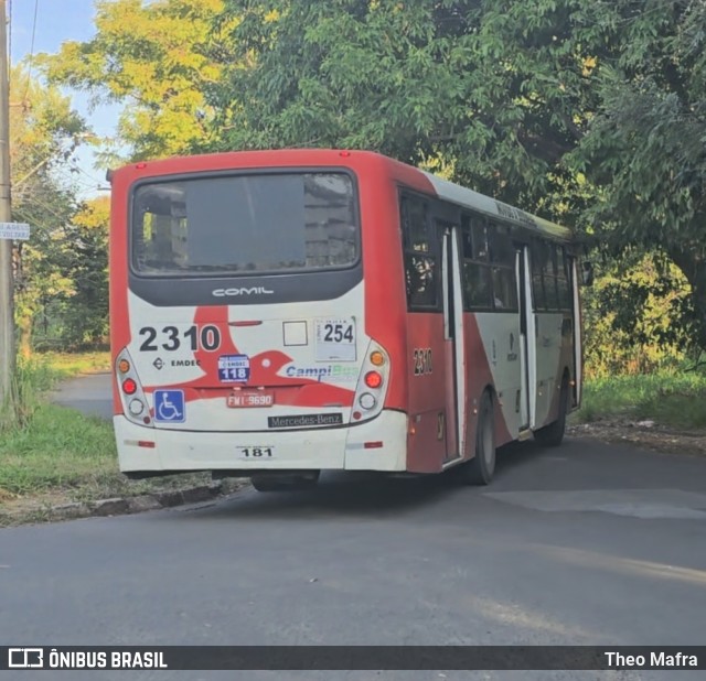 Expresso CampiBus 2310 na cidade de Campinas, São Paulo, Brasil, por Theo Mafra. Número da foto: #13181006.