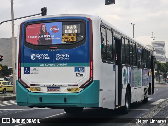 Transportes Campo Grande D53615 na cidade de Rio de Janeiro, Rio de Janeiro, Brasil, por Cleiton Linhares. Número da foto: #13180898.
