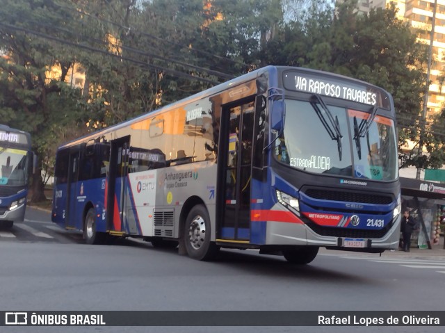 Viação Osasco 21.431 na cidade de São Paulo, São Paulo, Brasil, por Rafael Lopes de Oliveira. Número da foto: #13180751.