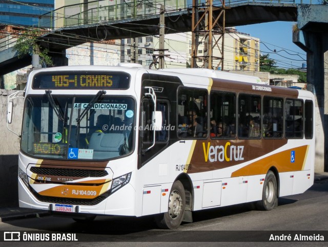 Auto Ônibus Vera Cruz RJ 104.009 na cidade de Duque de Caxias, Rio de Janeiro, Brasil, por André Almeida. Número da foto: #13183817.