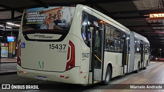 Leblon Transporte de Passageiros 15437 na cidade de Curitiba, Paraná, Brasil, por Marcelo Andrade. Número da foto: #13183048.