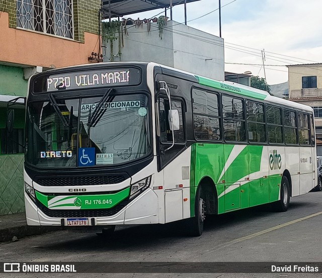 Viação Elite RJ 176.045 na cidade de Barra Mansa, Rio de Janeiro, Brasil, por David Freitas. Número da foto: #13180879.