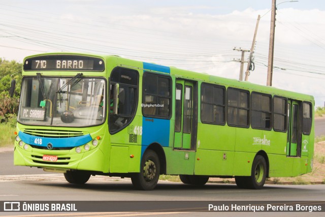 Taguatur - Taguatinga Transporte e Turismo 03418 na cidade de Teresina, Piauí, Brasil, por Paulo Henrique Pereira Borges. Número da foto: #13182687.