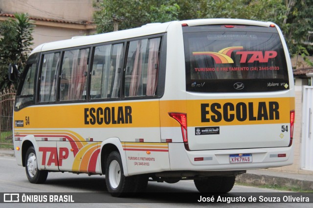 TAP Turismo e Fretamento 54 na cidade de Barra do Piraí, Rio de Janeiro, Brasil, por José Augusto de Souza Oliveira. Número da foto: #13182748.