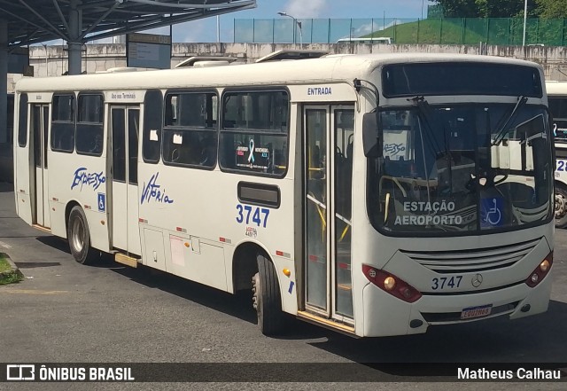Expresso Vitória Bahia 3747 na cidade de Salvador, Bahia, Brasil, por Matheus Calhau. Número da foto: #13182838.