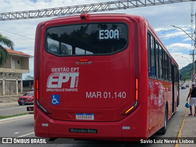 EPT - Empresa Pública de Transportes de Maricá MAR 01.140 na cidade de Maricá, Rio de Janeiro, Brasil, por Savio Luiz Neves Lisboa. Número da foto: #13183036.