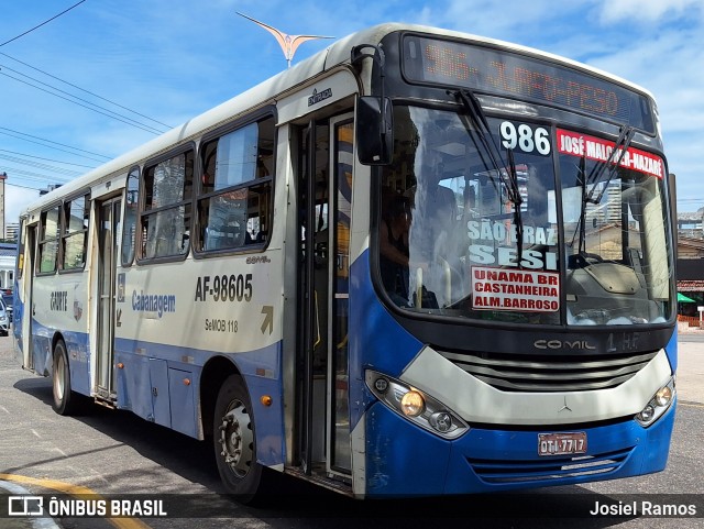 Viação Forte AF-98605 na cidade de Belém, Pará, Brasil, por Josiel Ramos. Número da foto: #13181567.